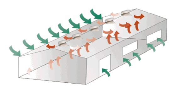 納新靜音管道風機示意圖