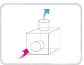 分體管道換氣扇安裝靈活