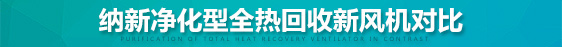 全熱新風交換器對比