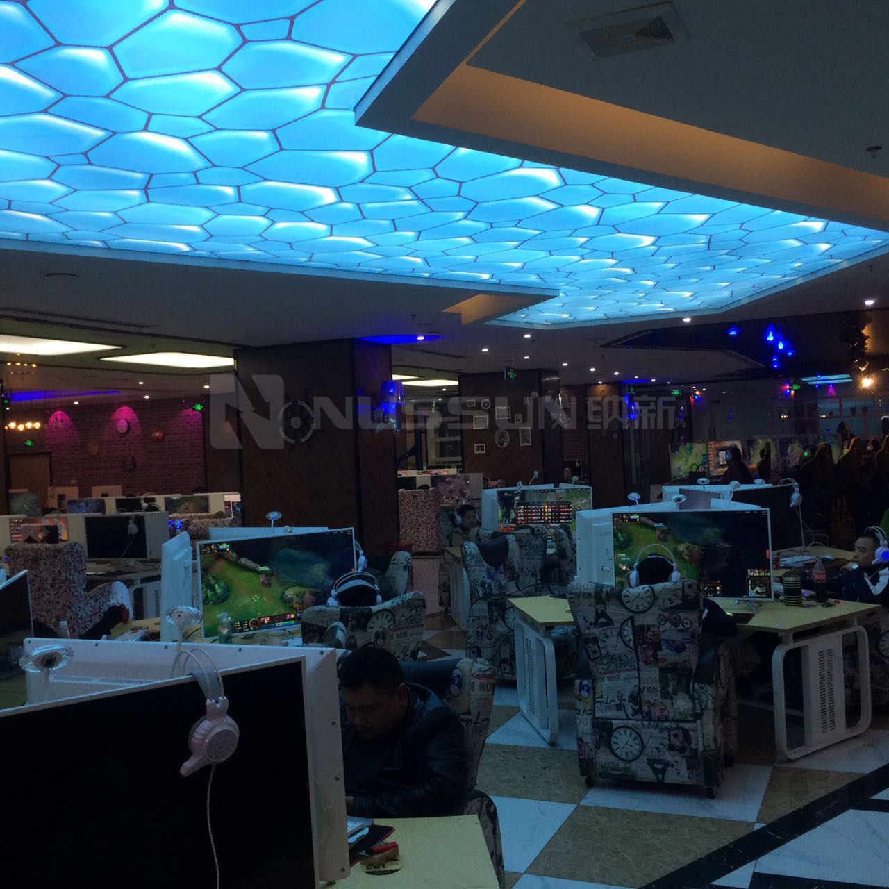 網咖新風系統|靜音管道風機|網吧新風系統安裝完畢