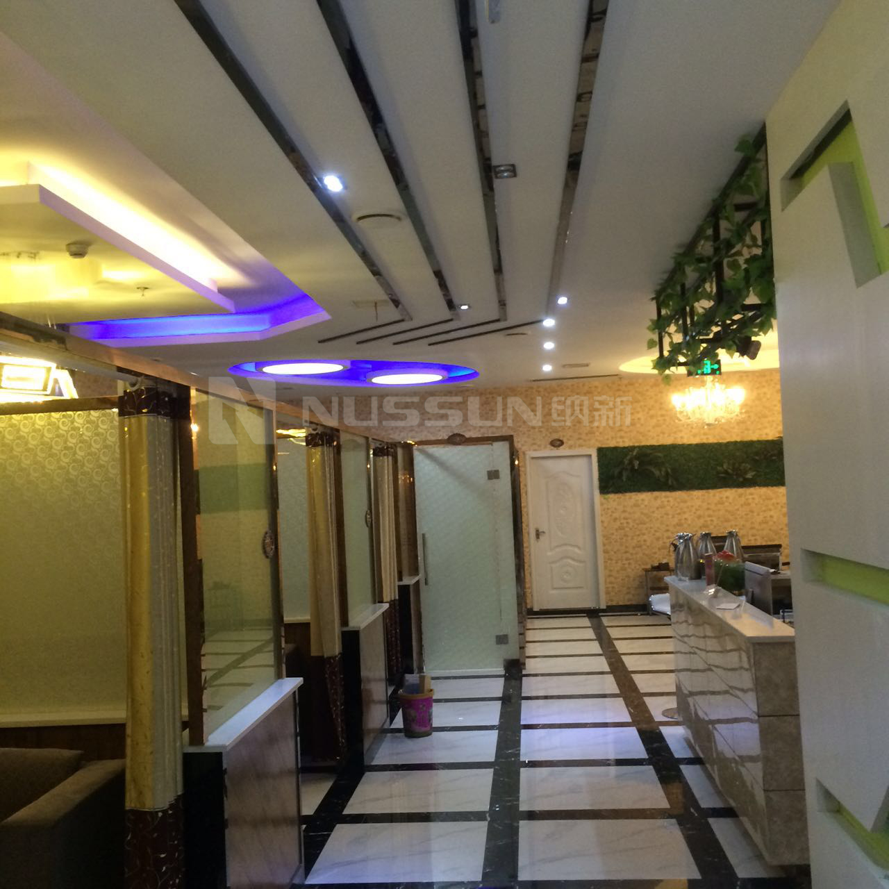 納新項目藏龍閣網咖新風系統靜音排風機施工完畢